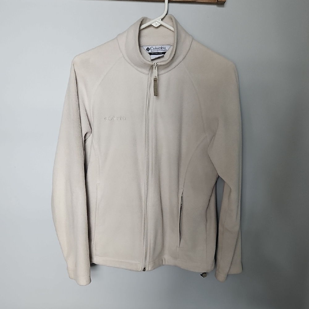 Columbia Off-White Fleece Jacket